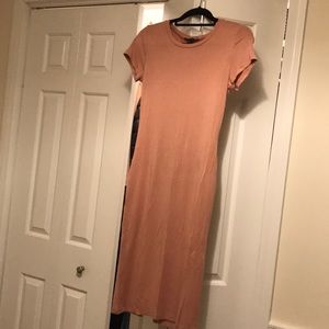 Forever 21 Long pink (blush) dress